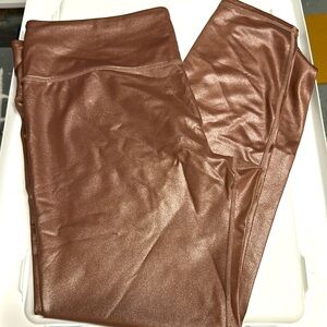 Athelta Bronze Shimmer 7/8 Leggings CL